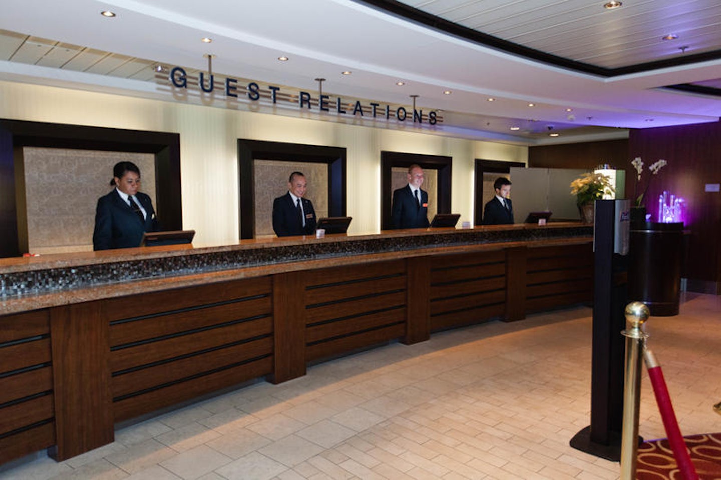 Guest Relations Desk on Celebrity Silhouette