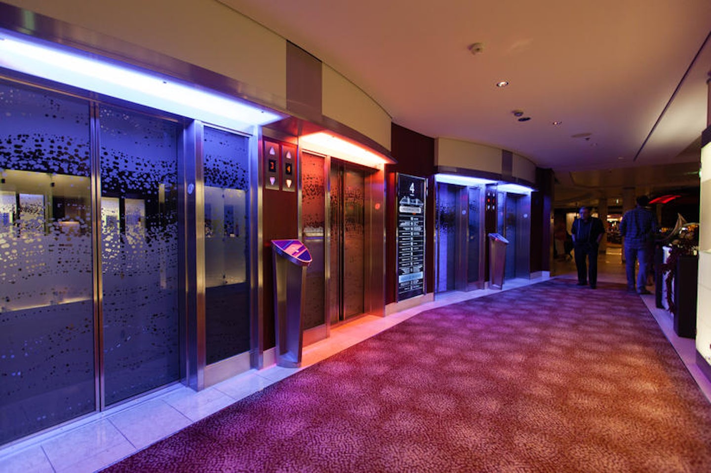 Elevators on Celebrity Silhouette