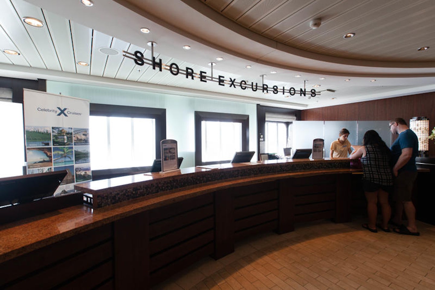 Shore Excursions Desk on Celebrity Silhouette