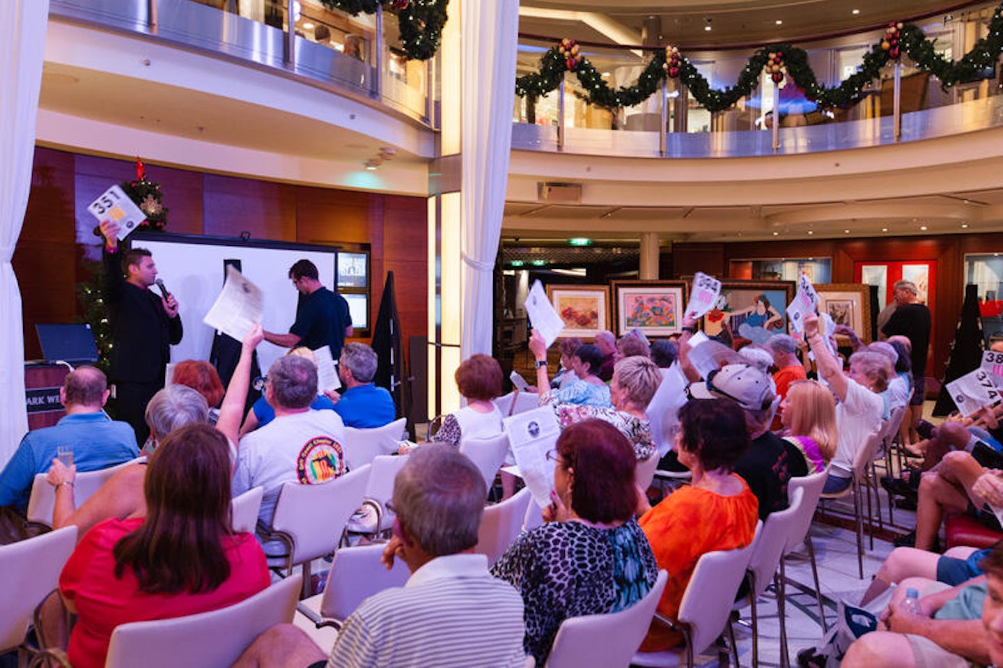 Art Auction on Celebrity Silhouette