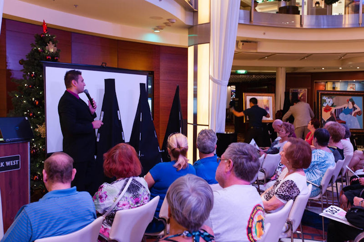 Art Auction on Celebrity Silhouette