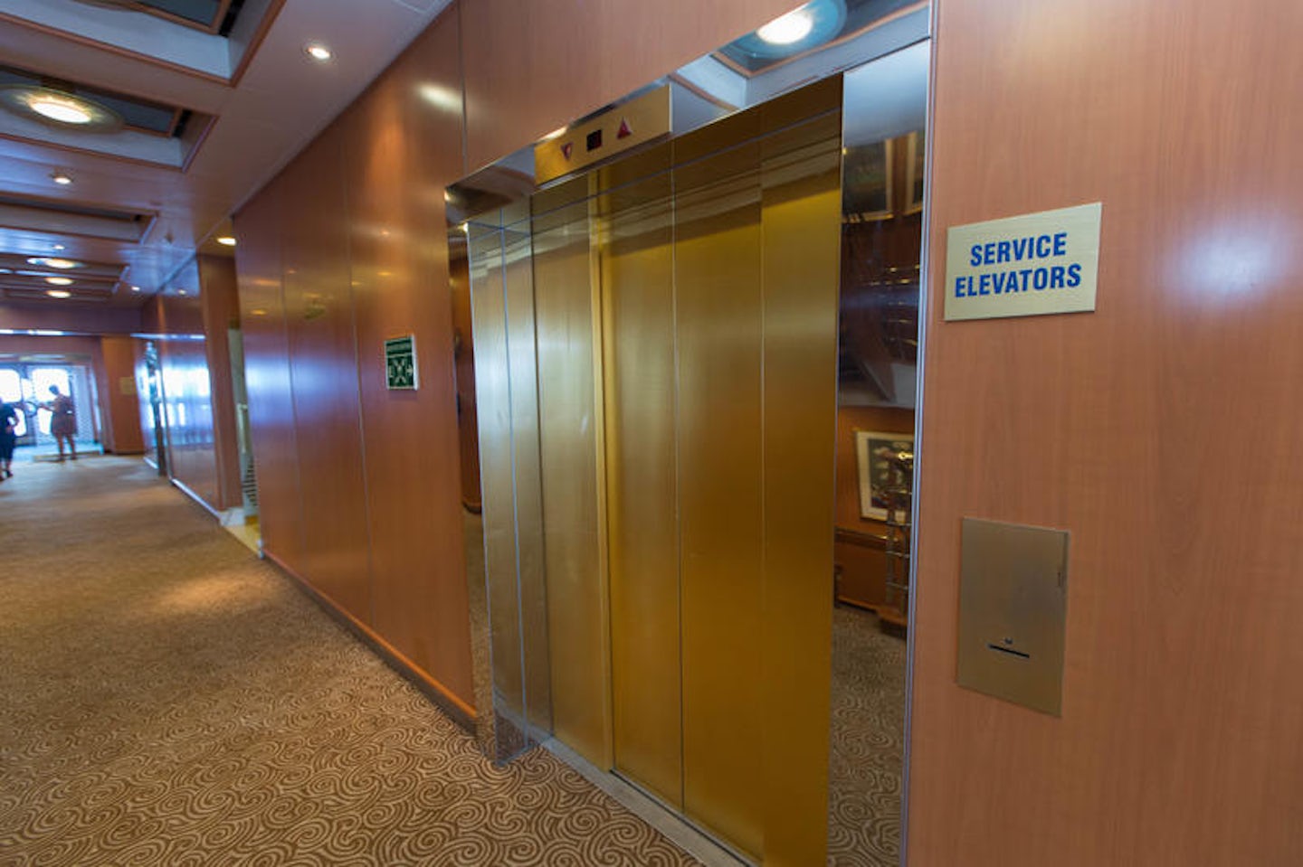 Elevators on Caribbean Princess
