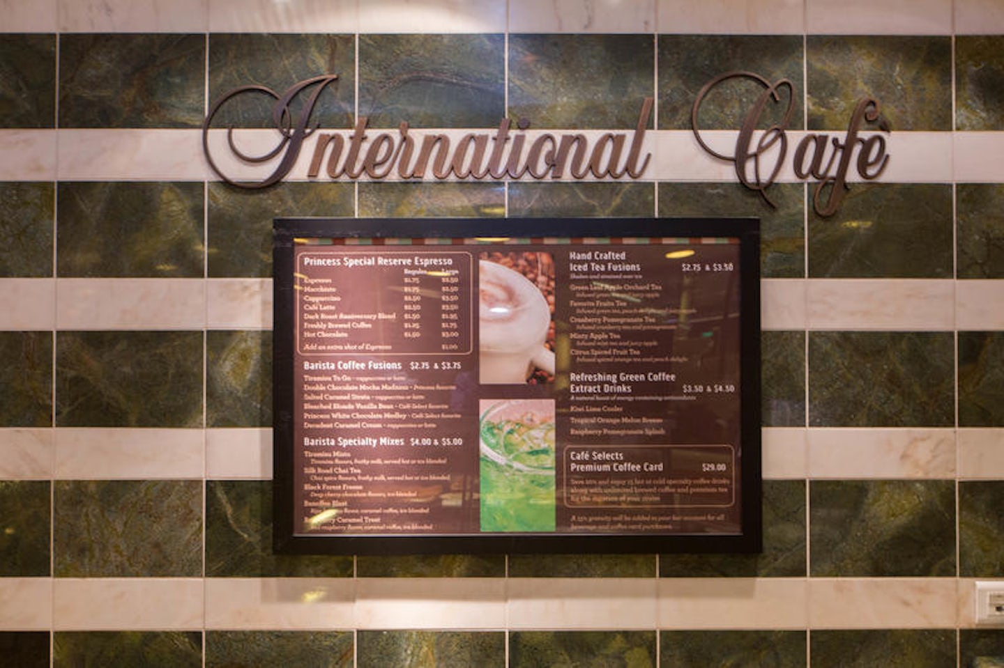 International Cafe on Caribbean Princess