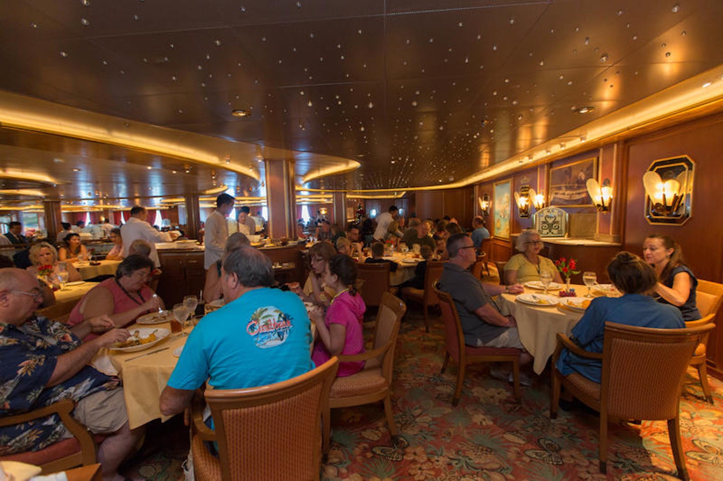 Coral Dining Room on Caribbean Princess