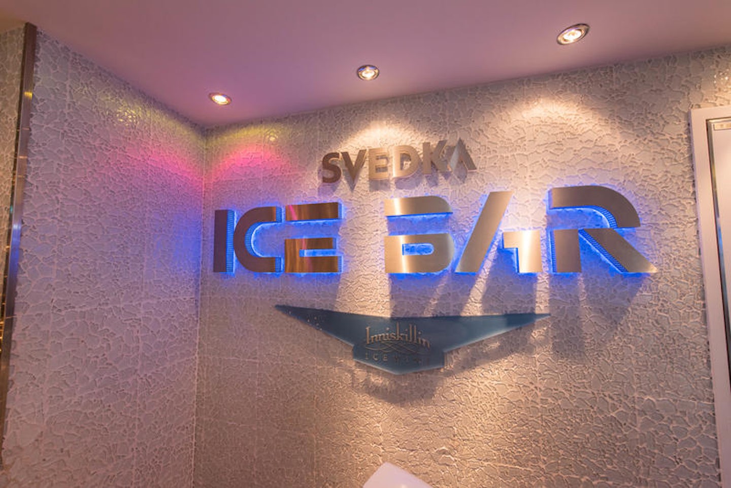 Svedka Ice Bar on Norwegian Breakaway