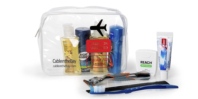 TSA Approved Clear Travel Toiletry Bag (Photo: Amazon)