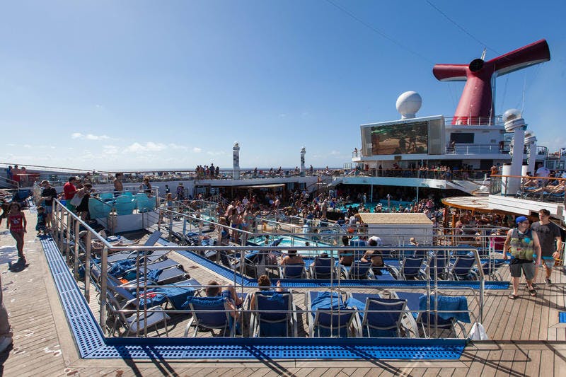 Lido Deck on Carnival Conquest Cruise Ship Cruise Critic
