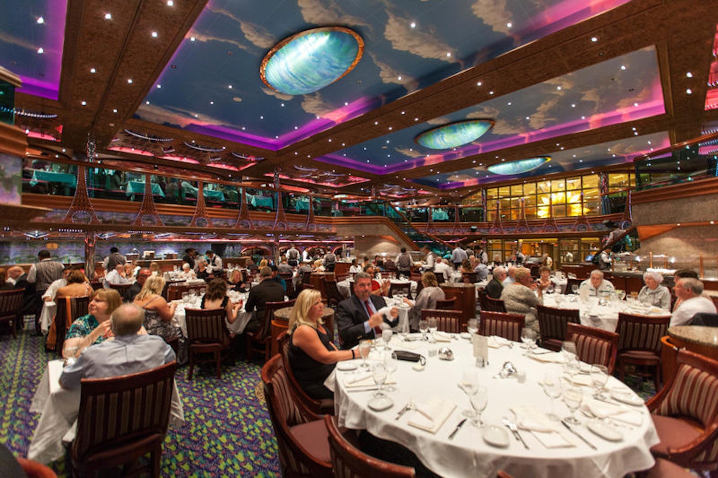 Monet Restaurant on Carnival Conquest