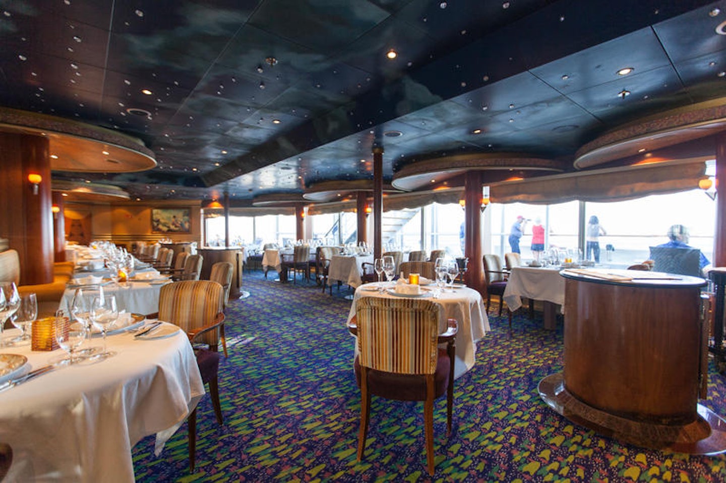 The Point Steakhouse on Carnival Conquest
