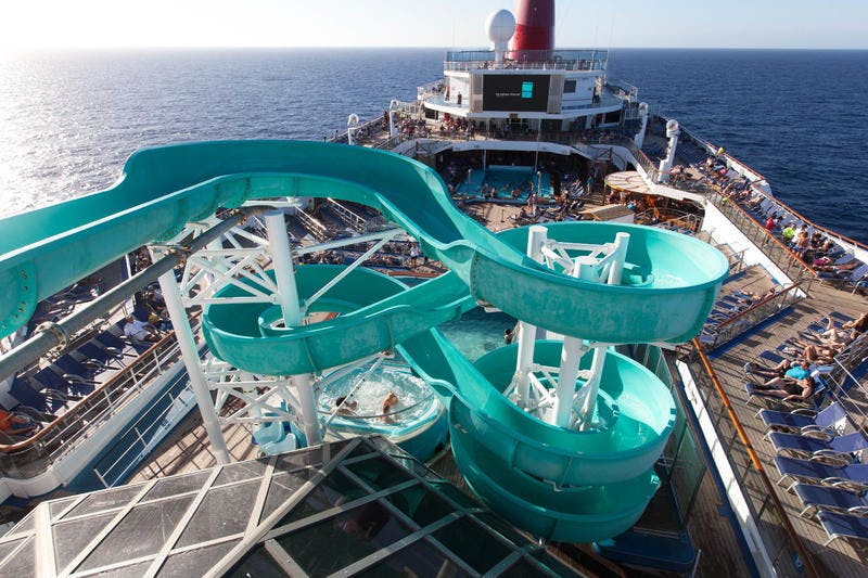 Waterslide on Carnival Conquest Cruise Ship Cruise Critic