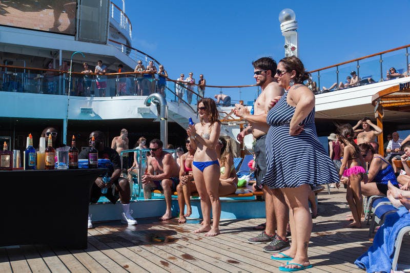 Lido Deck on Carnival Conquest Cruise Ship Cruise Critic