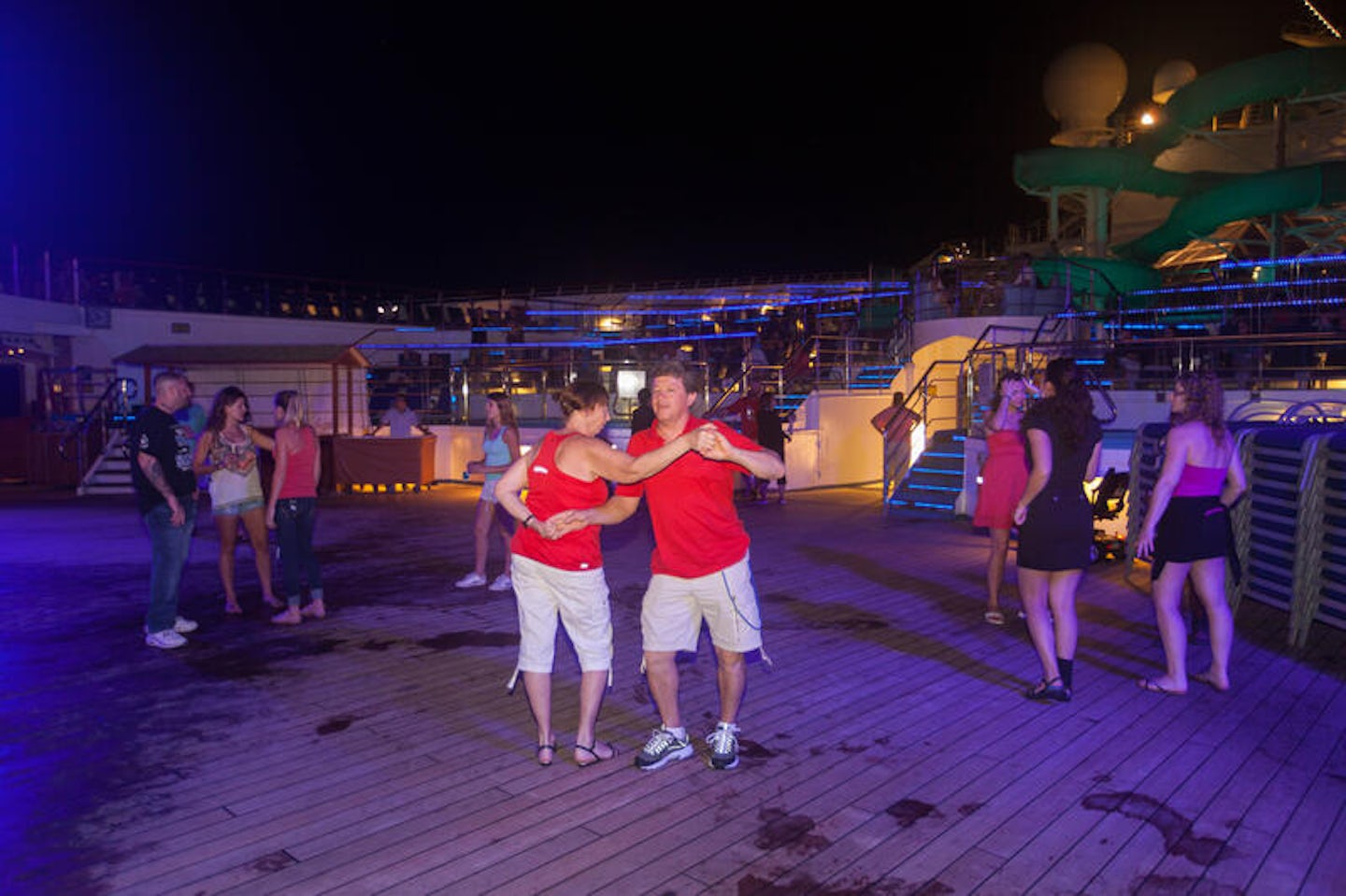 The Lido Deck on Carnival Conquest