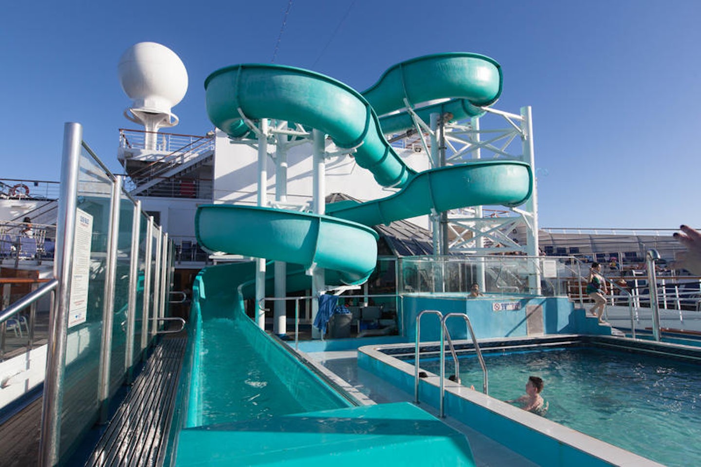 Waterslide on Carnival Conquest