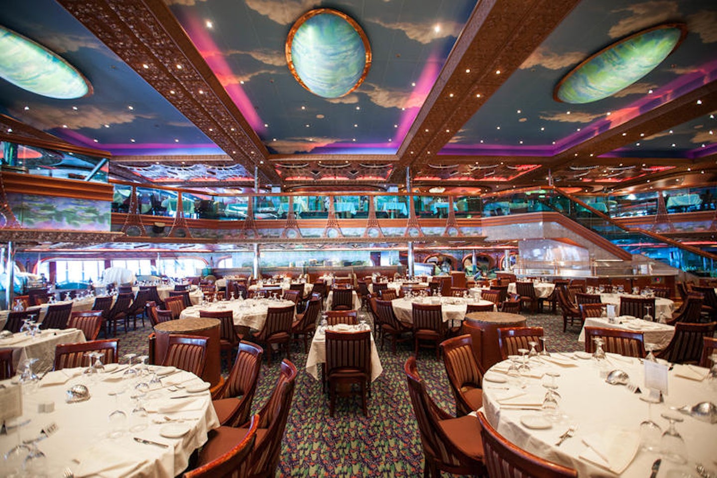Monet Restaurant on Carnival Conquest