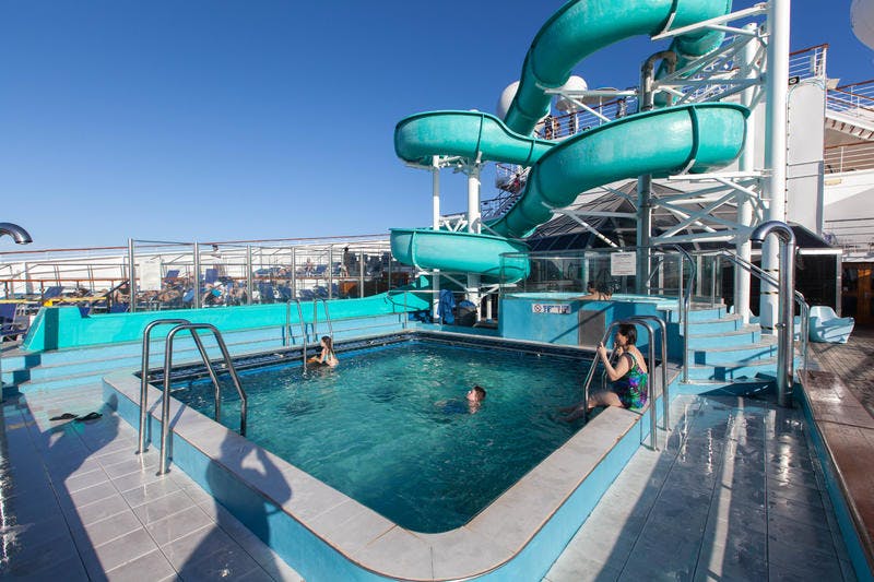 Waterslide on Carnival Conquest Cruise Ship Cruise Critic