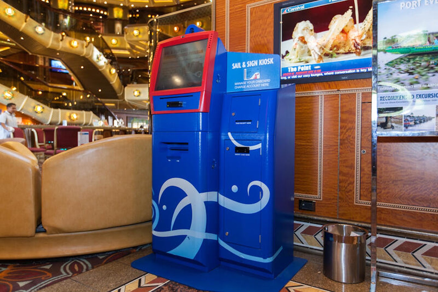 Kiosks on Carnival Conquest