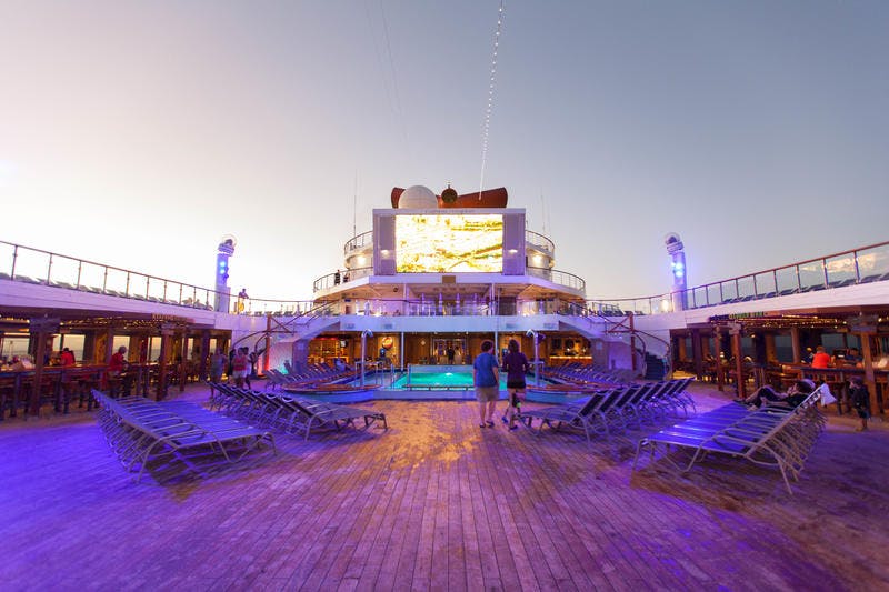 Lido Deck on Carnival Conquest Cruise Ship Cruise Critic