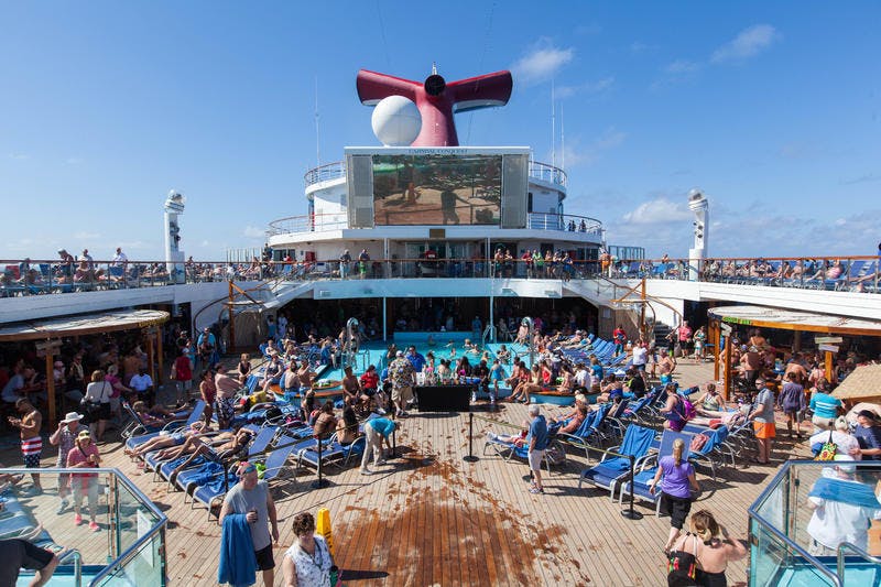 Lido Deck on Carnival Conquest Cruise Ship Cruise Critic