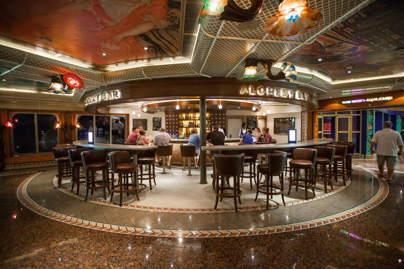 carnival cruise alchemy bar menu