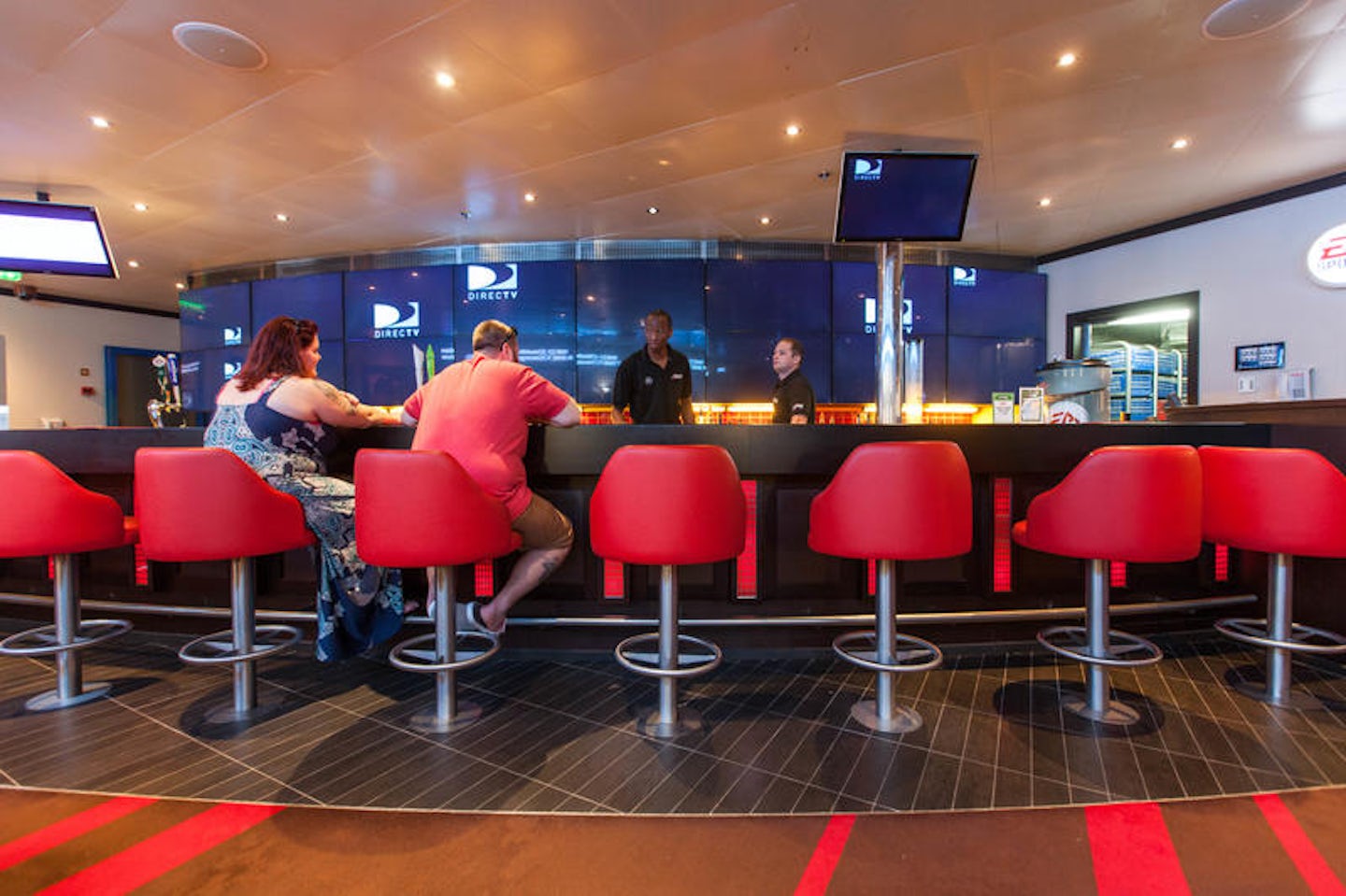 The Sports Bar on Carnival Conquest