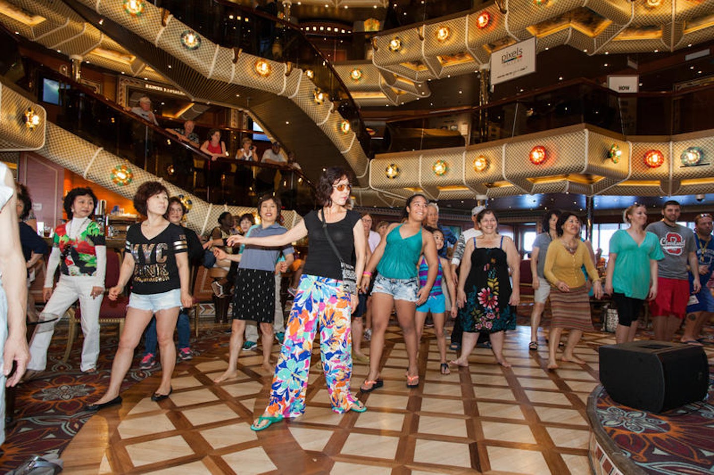 Single Ladies Dance Class on Carnival Conquest