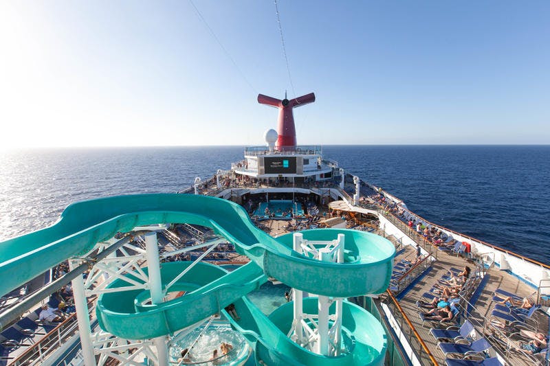 Waterslide on Carnival Conquest Cruise Ship Cruise Critic