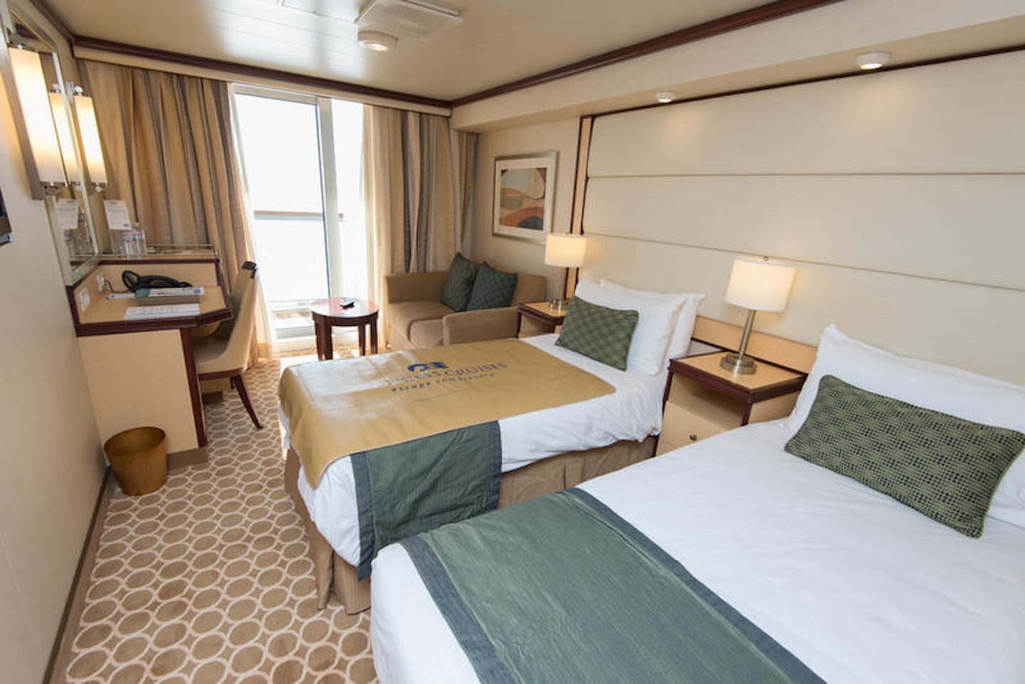 The Deluxe Balcony Cabin (DD) on Royal Princess