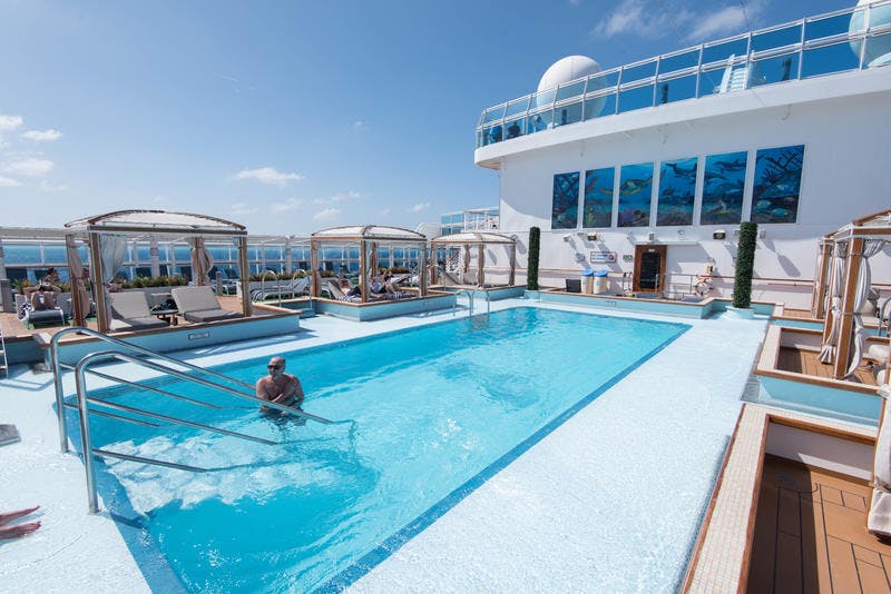 Retreat Pool on Royal Princess Cruise Ship Cruise Critic
