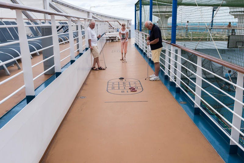 Shuffleboard Courts on Royal Princess Cruise Ship Cruise Critic