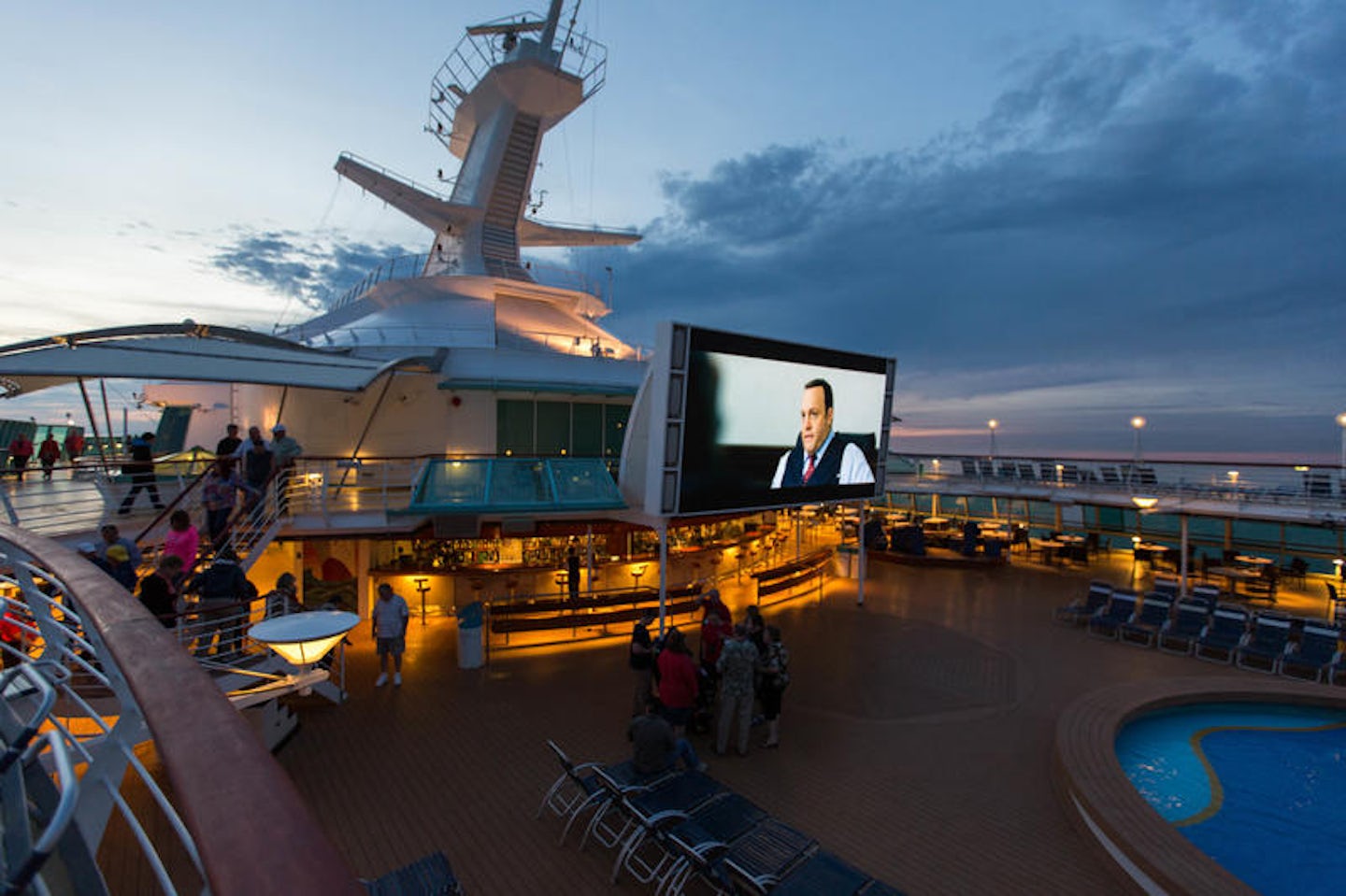 Outdoor Movie Screen on Vision of the Seas