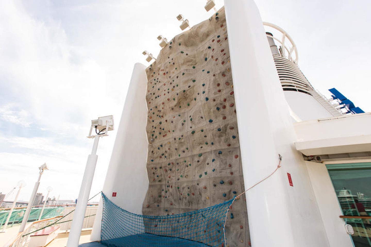 Rock Climbing Wall on Vision of the Seas
