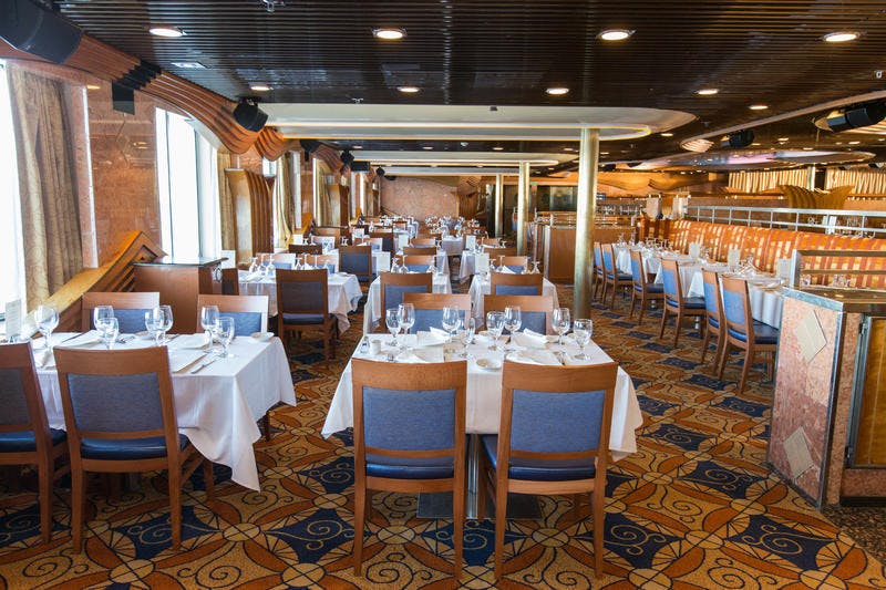 Mardi Gras Dining Room on Carnival Inspiration Cruise Ship Cruise Critic