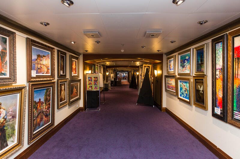 Art Gallery on Carnival Inspiration Cruise Ship Cruise Critic