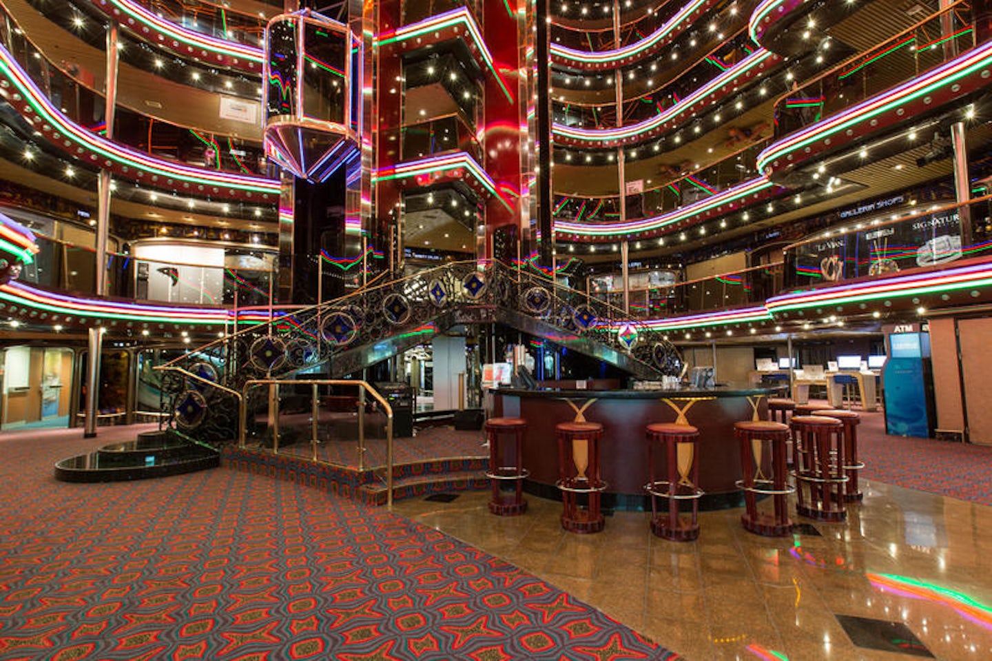 Grand Atrium Plaza on Carnival Inspiration Cruise Ship Cruise Critic