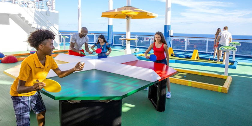 Kids Playing Ping Pong (Photo: Carnival Cruise Line)