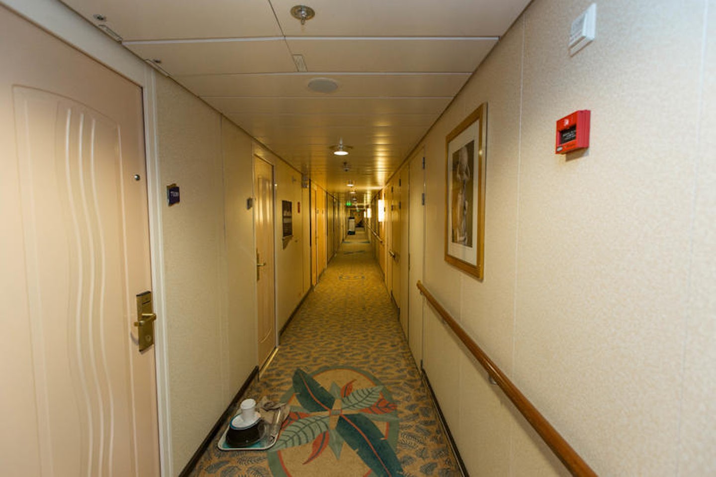 Hallways on Liberty of the Seas