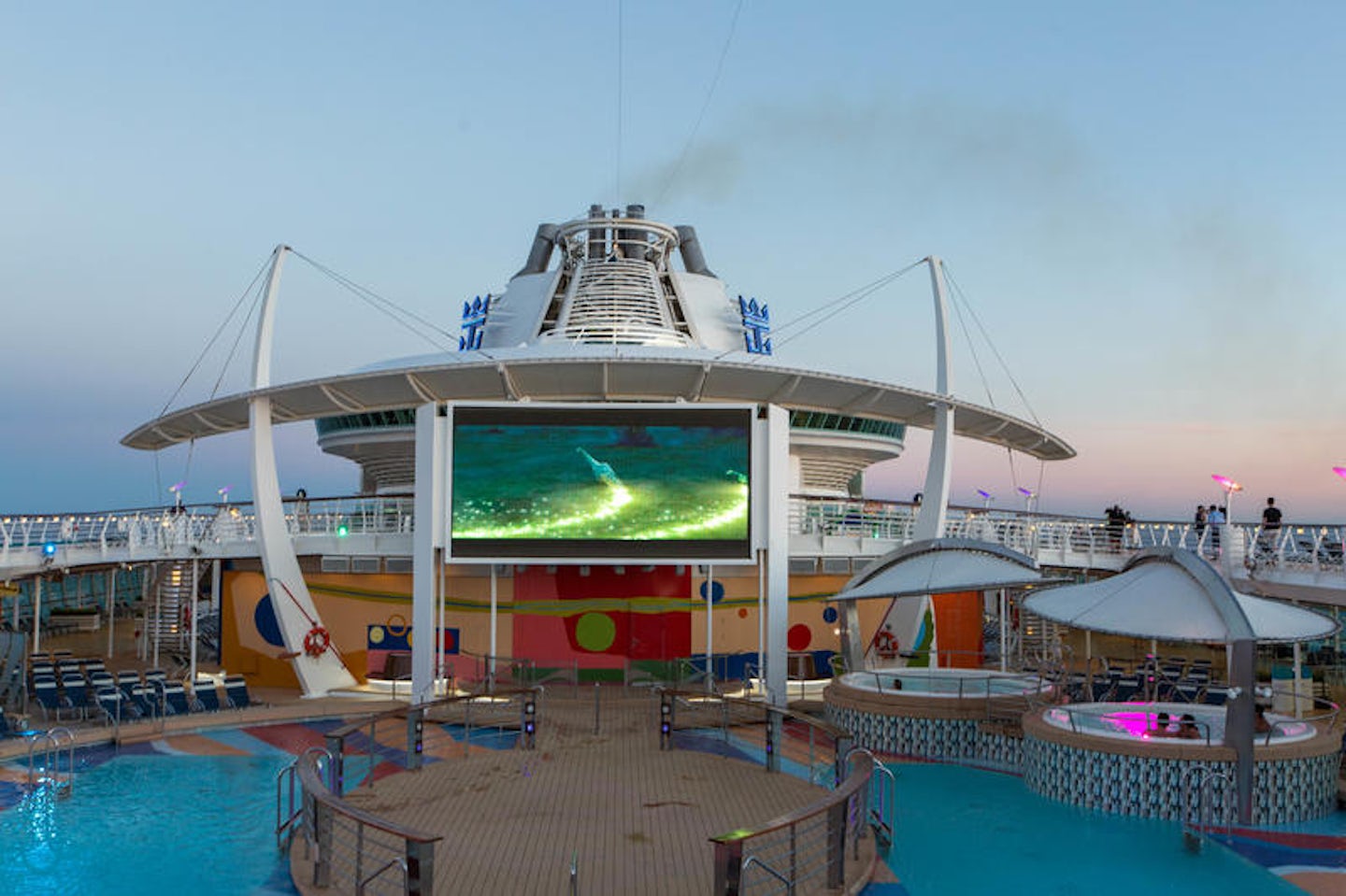 Outdoor Movie Screen on Liberty of the Seas