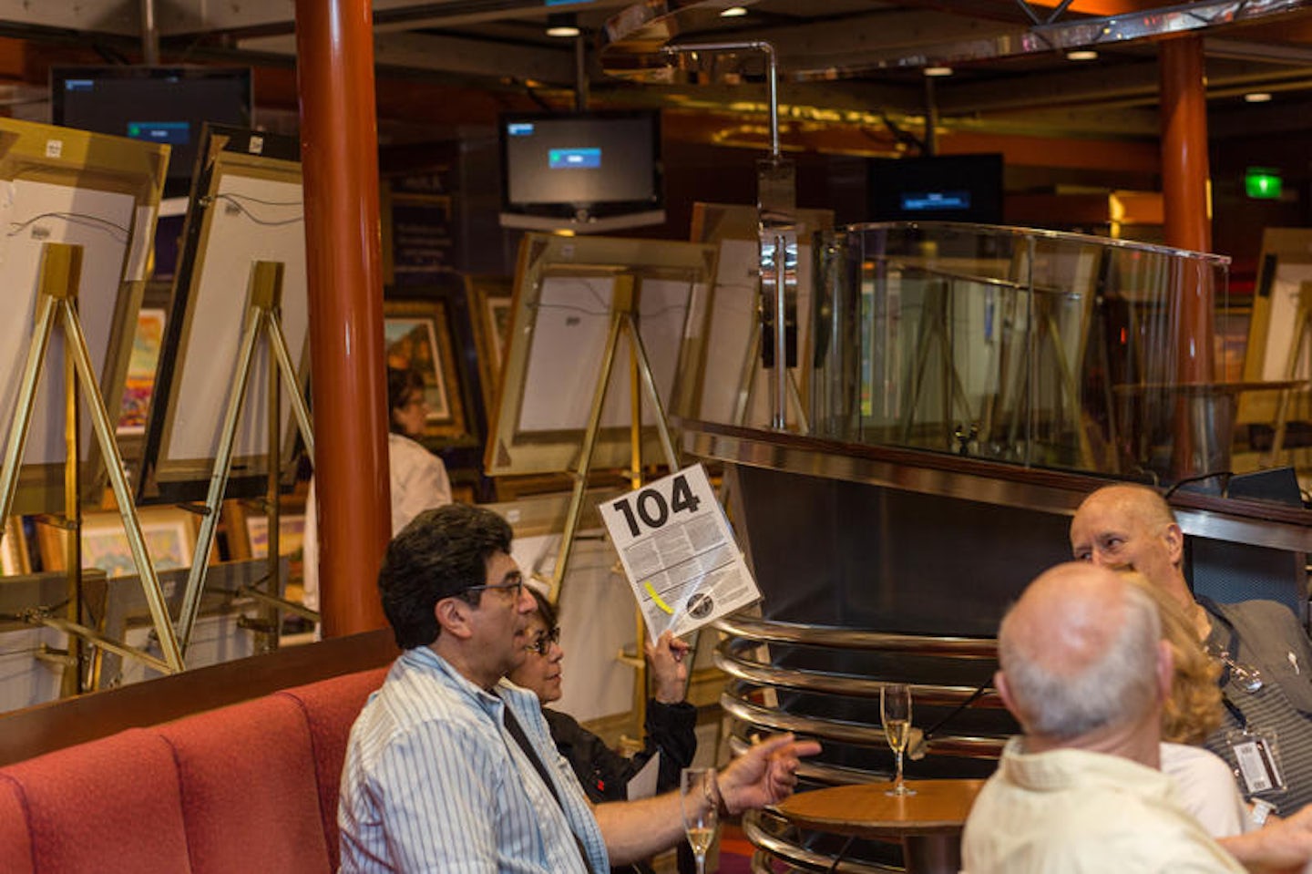 Art Auction on Liberty of the Seas