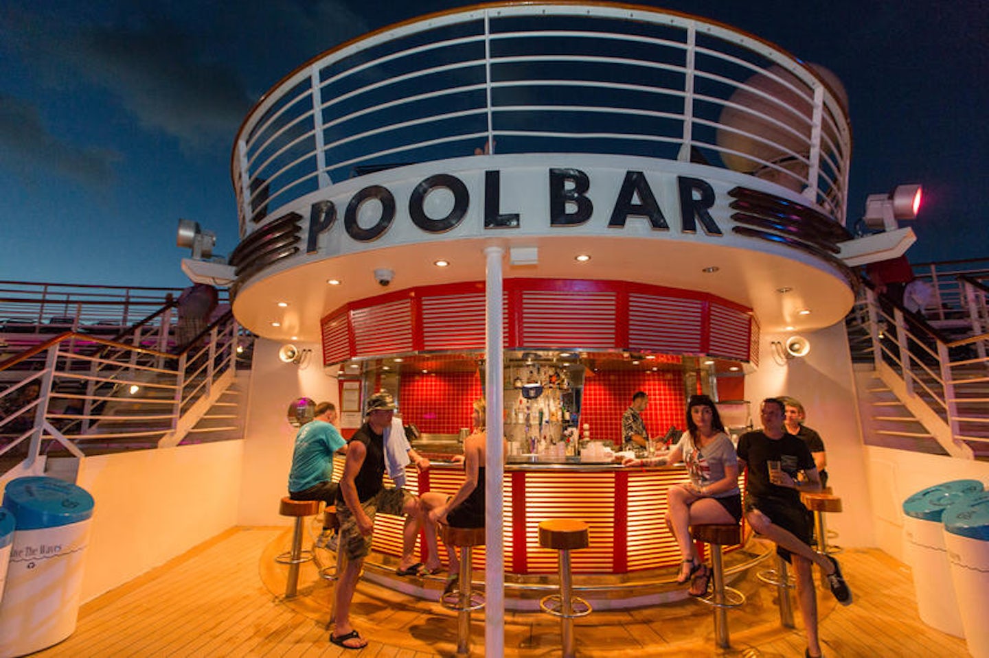 Pool Bar on Liberty of the Seas