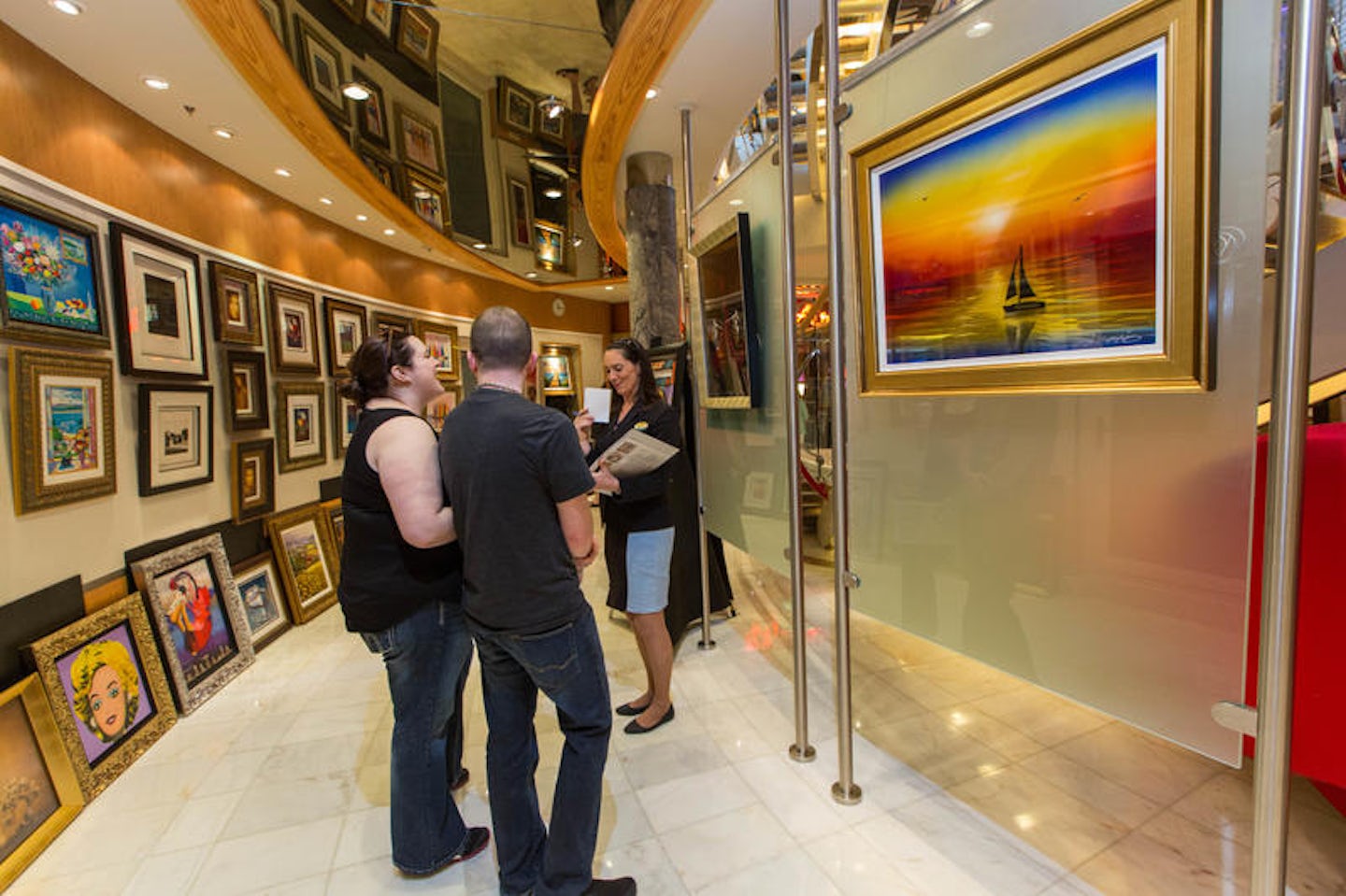 Art Gallery on Liberty of the Seas