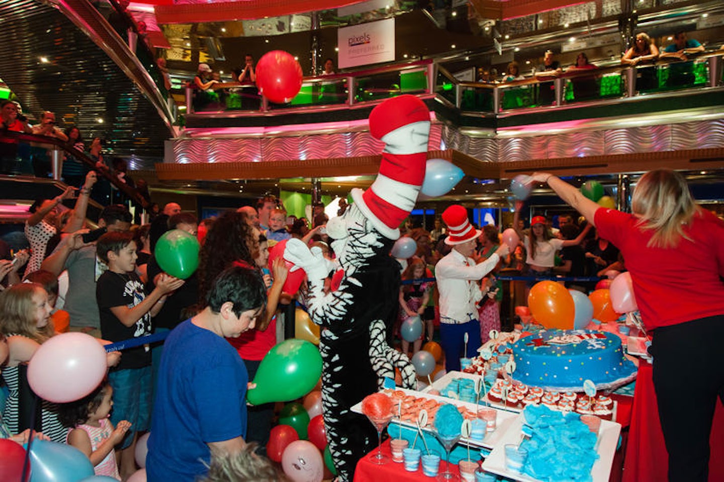 Dr. Seuss Birthday Party on Carnival Glory