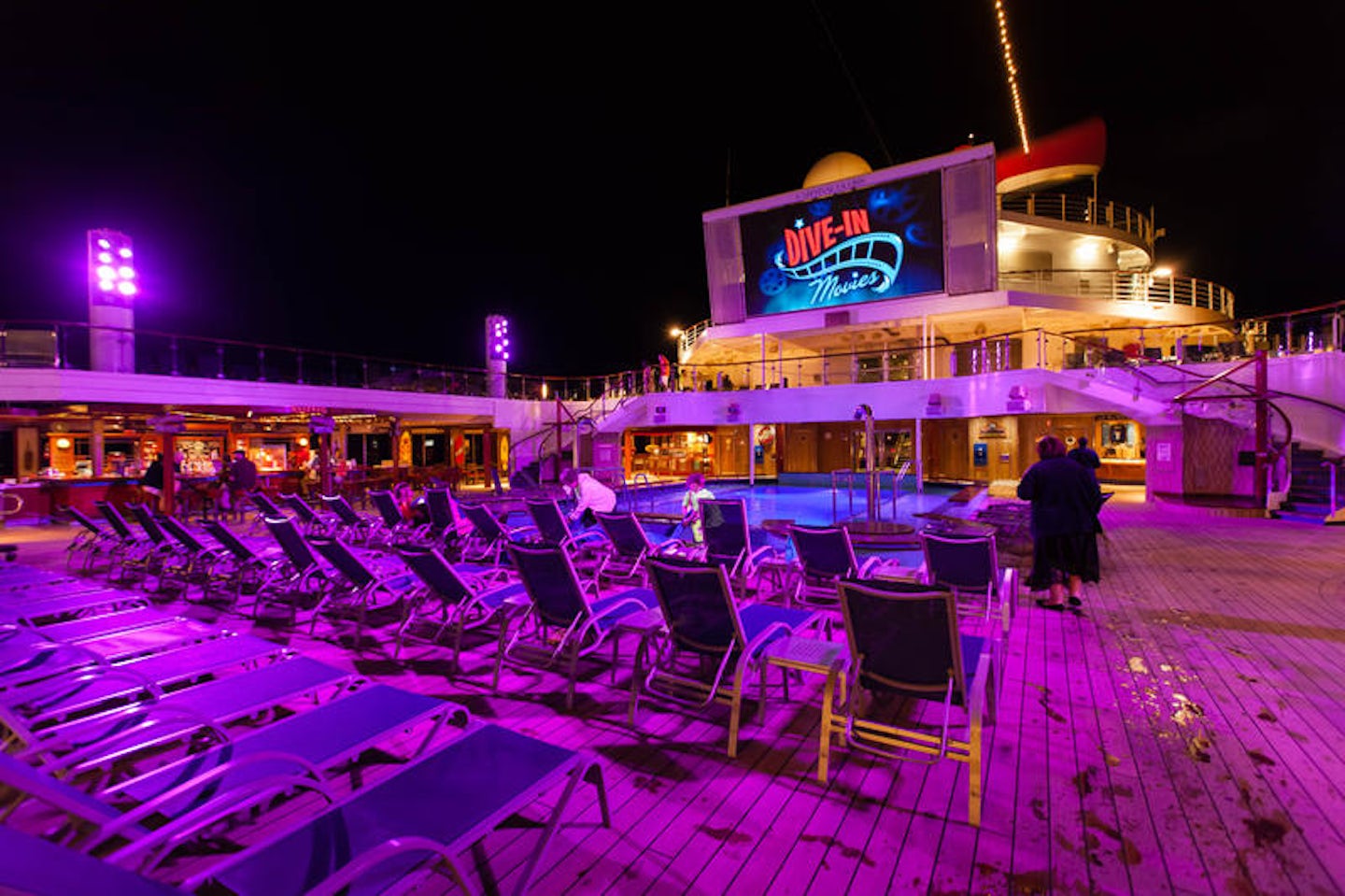Dive-In Movies on Carnival Glory