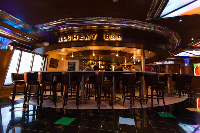 carnival cruise alchemy bar menu