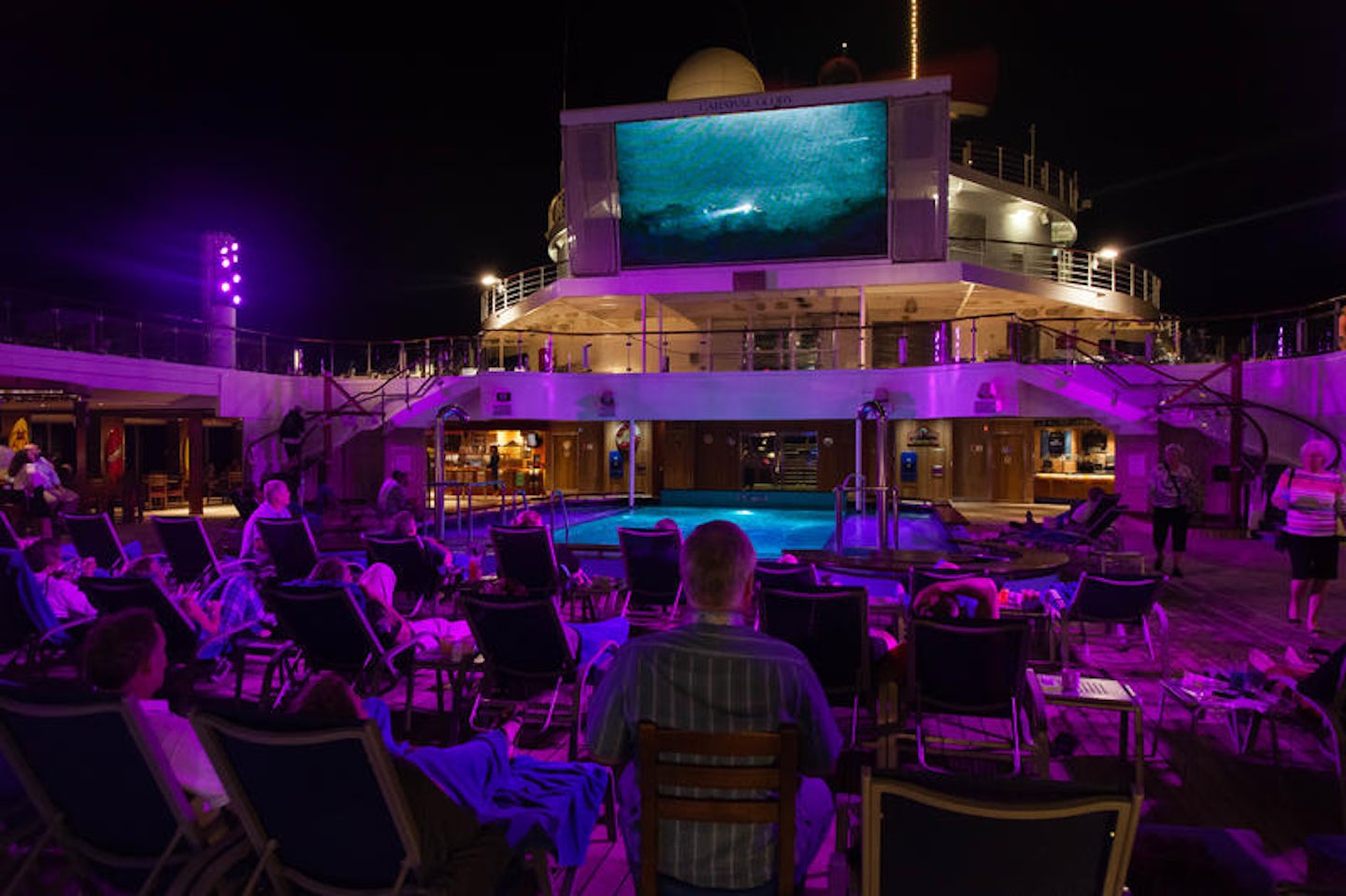 Dive-In Movies on Carnival Glory