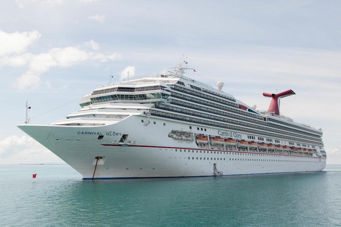 Ship Exterior on Carnival Glory
