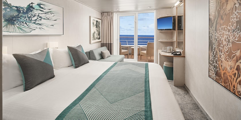 Norwegian Sky Cruise Ship's Updated Balcony Cabin (Photo: Norwegian Cruise Line)