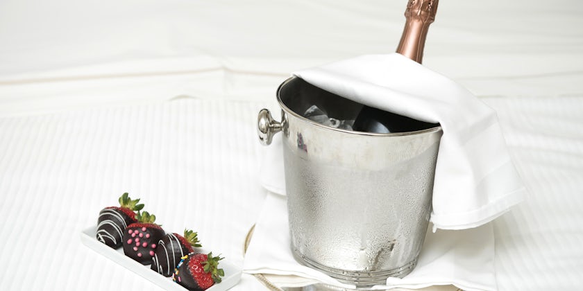 Champagne in Bucket Surrounded by Chocolate Covered Strawberries (Photo: RonTech3000/Shutterstock)