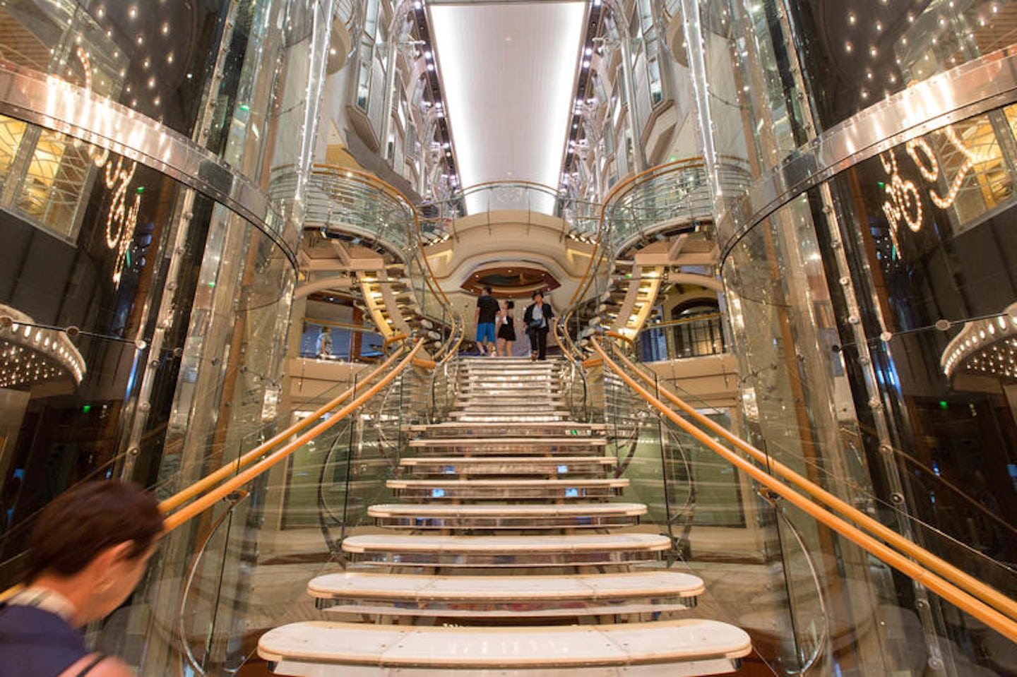 Stairs on Voyager of the Seas