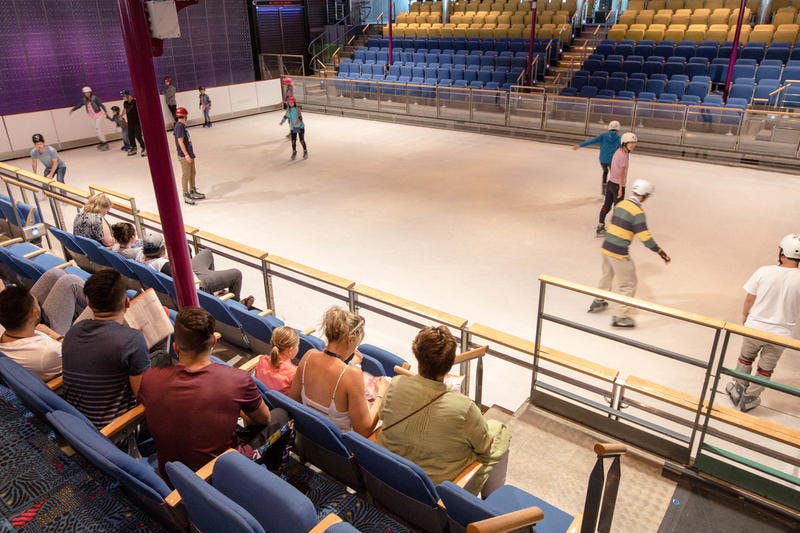 Studio B Ice Rink On Royal Caribbean Voyager Of The Seas Cruise Ship ...