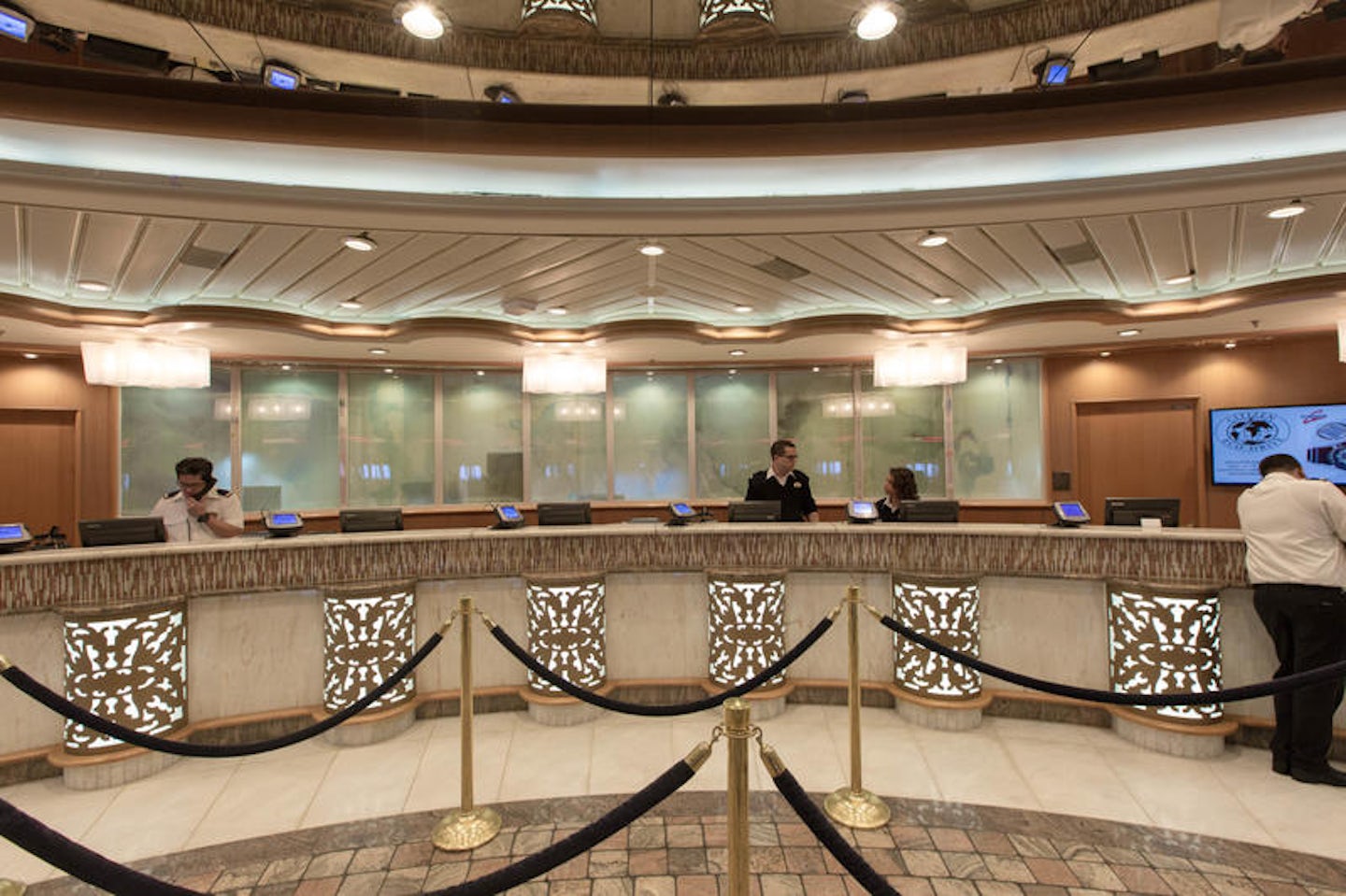 Guest Services Desk on Voyager of the Seas